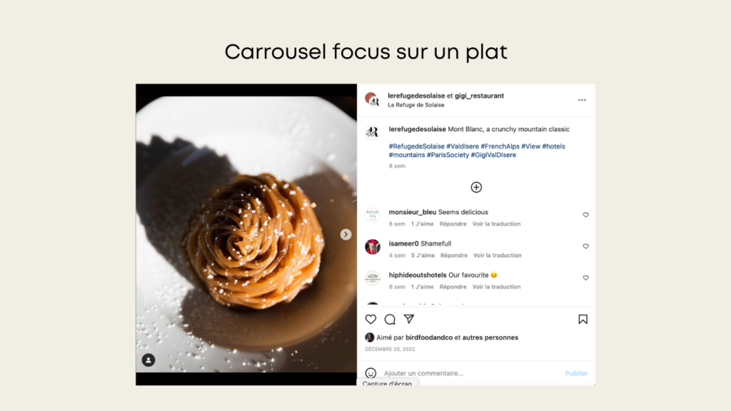 restaurant instagram booster visibilité